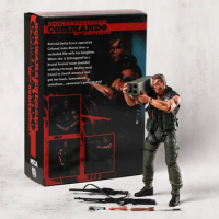 NECA Commando Schwarzenegger John Matrix Model Figurals Brinquedos Action Figure