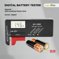 SOJIPRO BATERAI TESTER DIGITAL / DIGITAL BATTERY TESTER / Battery Tester Universal Digital Alat Cek 