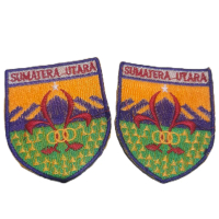 kwarda pramuka sumatra utara-kwarda sumatra utara-patch bordir kwarda-kwarda sumatra utara bordir