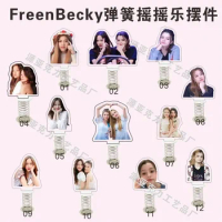 Customized Freenbecky Same Acrylic Spring Rocking Office Decorations and Bicycle Decorations Freen Becky