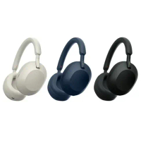 【SONY 索尼】 WH-1000XM5 真無線降噪耳罩耳機 台灣公司貨-午夜藍