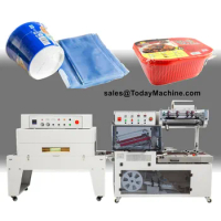 Automatic 2 in 1 POF Film Shrink Wrapping Machine For Books Mobile Phone Box