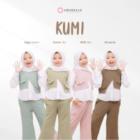Kumi One Set By Oribelle - Setelan Muslim Anak Perempuan - Setelan anak Oribelle