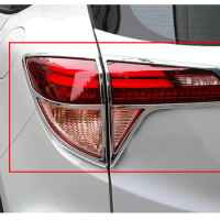 hot For Honda hrv accessories chrome tail light cover lamp surrounds frame trim for honda vezel / HRV 2014 2015 2016 car styling