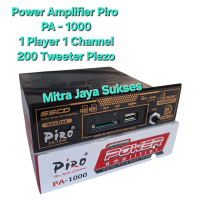 Ampli Walet 1 Player 1 Channel Power Amplifier PA 1000 Piro + Bonus Adaptor 12 volt