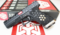 【翔準軍品AOG】AW G17 蜂巢版 G17 六角紋 WE Armorer Works 黑色 瓦斯手槍 D-02-08-A