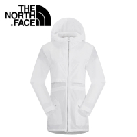 【The North Face】女 風衣外套 《白》風衣外套/防風外套/薄外套/ NF00CG2B(悠遊山水)