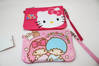 大賀屋 三麗鷗 手提包 零錢包 收納包 包包 Hello Kitty 雙子星 凱蒂貓 正版 T00011616-17