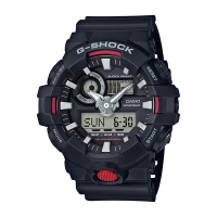 CASIO卡西歐 G-SHOCK 大錶徑 雙顯系列 經典黑 GA-700-1A_53.4mm