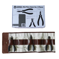 【GORILLA 紳士質人手工具】經典工藝鉗組三入組(工藝斜口鉗、尖嘴鉗、圓嘴鉗)