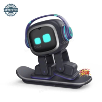 Emo Robot Emopet Intelligent Emotional Voice Interaction Accompany Ai Children Electronic Pets For Desktop Ai Face Recognition