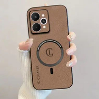 Case Compatible Realme 15 Pro 5G Softcase Magnetic Luxury Magsafe Realme 15 Pro 5G Coklat