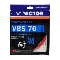 VICTOR 耐久羽拍線-韌-盒-日製 羽球線 勝利 VBS-70-D-10 SETS 紅