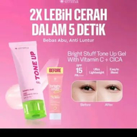 Emina Brigh Stuff tone up gell 20ml//pelembab wajah mencerahkan instant