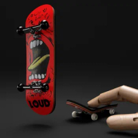 Wooden Fingerboard Fingerboard Set Finger Scooter Finger Skate Board Maple Wood Novelty Toy Mini Skateboard Kid Toys for Boys