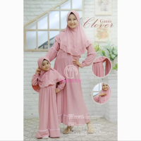 GAMIS ANAK PEREMPUAN CLOVER USIA 0.5 - 11 TAHUN RENDA CLOVER DRESS BAJU MUSLIMAH