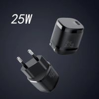 25W PD Fast Charging Type C Charging Head Portable EU US South Korea Plug Adapter for Samsung Iphone and Other Mobile Phones
