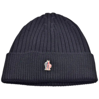 【MONCLER】經典品牌LOGO針織羊毛帽(黑色J20973B00010-04761-UNI)
