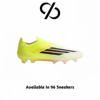 Sepatu Bola Pria Adidas F50 Elite Tanpa Tali Firm Ground Team Solar Yellow (JR6458) ORIGINAL 46