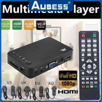Hdd Media Player Autoplay Usb External For Mkv Rmvb Media Tv Box Vga Av Output Mini For Sd U Disk Multimedia Player Full 1080P