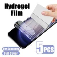 5PCS Hydrogel Film For Samsung Galaxy S23 S22 S21 S20 Note 20 Ultra A13 A53 A52S Screen Protector for Samsung Note 10 9 S10 Plus