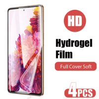 2/4PCS Hydrogel Screen Film for Samsung Galaxy A52 A53 A14 A24 A34 5G Protective For Samsung A74 A52S A54 S23 Ultra Not Glass