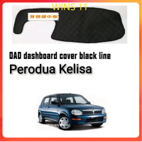 (ready stock) WIN11 @@ Perodua kelisa dashboard cover black line non slip Mat ##$