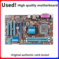 For Asus P5P41T LE Desktop Motherboard G41 Socket LGA 775 Q8200 Q8300 DDR3 Original Used Mainboard On Sale