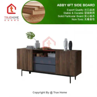 True Home ABBY 6FT Side Board/Side Cabinet/180 CM