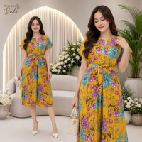 Daster Putri Bali - Sonia Daster Bali Tali CEDAR KUNING