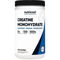 Nutricost Creatine Monohydrate Micro Powder 500 Grams Each 5000 mg (5 Grams) - 100 Servings 17.6 Oun