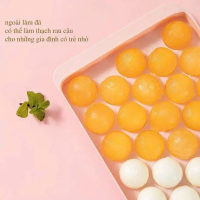 COMBO 5 KHAY ĐÁ BI NHỰA TRÒN NHỰA AN TOÀN KHÔNG MÙI – Khuôn Làm Rau Câu Có Nắp Đậy Dễ Vệ Sinh
