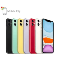 Apple iPhone 11 Cellphone 6.1" Original Hexa Core IOS A13 4GB RAM 64/128/256GB ROM With Face ID Used Mobile Phone