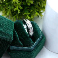 Cincin pria perak platinum palladium emas tunangan kawin nikah 253