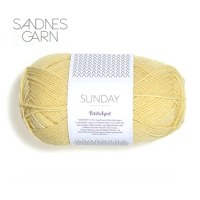 1*50g ball Sandnes Garn Sunday Petiteknit 100% Merino Woll Handknitting Yarn