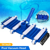 Pool Vacuum Head Swimming Pool Vacuum Cleaner Head with Wheel and Brush