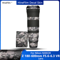Nikkor Z 180-600 Lens Decal Skin for Nikon Z 180-600mm f / 5.6-6.3 VR Lens Anti Scratch Wrap Cover 180 600 Lens Sticker Film