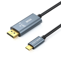 Kết Hợp Cáp DisplayPort, ACASIS, Hỗ Trợ 8K60Hz / 4K60Hz HDR / VRR, Vỏ Nhôm, Bện, Có Chiều Dài 4,9ft 