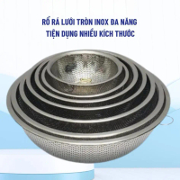 Rổ Rá Lưới Tròn Inox Đa Năng Tiện Dụng Nhiều Kích Thước