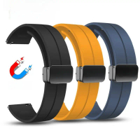 Jalur Jam Tangan Genggam Magnetik, Serasi dengan Fosil, Untuk Lelaki, FS5061, FS5237, ME3052, Tali P