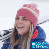 【PAC德國】FANDO保暖帽PAC30201001粉紅/針織毛帽/滑雪造型保暖配件/德國製