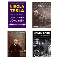 Bộ sách CUỘC CHIẾN DÒNG ĐIỆN về Nikola Tesla và Thomas Edison