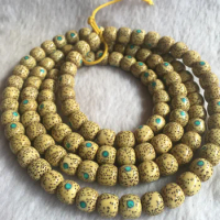 Natural Gold Seed Xingyue Bodhi 108 Beads Bracelet