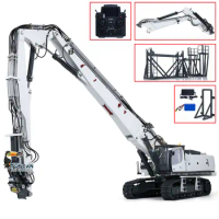 RTR K970 300 Kabolite 1/14 RC Hydraulic Excavator Demolition Machine Upgraded Replaceable 2-arm Metal Rack Heavy RC Toy THZH1759