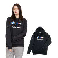 【PUMA】Puma BMW聯名款 帽T 運動聯名款 無刷毛 彪馬 連帽 長袖(帽T9865CB2)