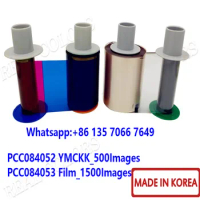 15pcs Compatible PCC084052 YMCKK_500Images &amp;5pcs Compatible PCC084053 Film Made In Korea