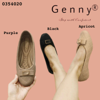 Genny Sepatu Flat Wanita Genny 0354020 Kerja Hitam Shoes