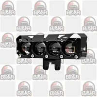Motofish Lampu Tembak LED Motor Dual Color High Low Beam Trilux - Twinlux - Quadlux Saklar Switch Dr