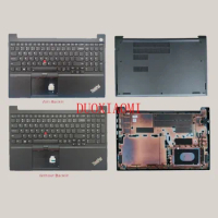 New Palmrest Keyboard For Lenovo ThinkPad E15 Gen 1nd FPR Bottom Case Cover US