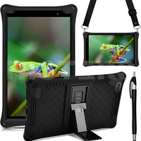 For DEXP Ursus H28 B28 B18 B38 K38 K28 S180 S280 S380 3G 4G 8.0" Tablet Soft Shockproof Silicon Cover Case with Rear Kickstand